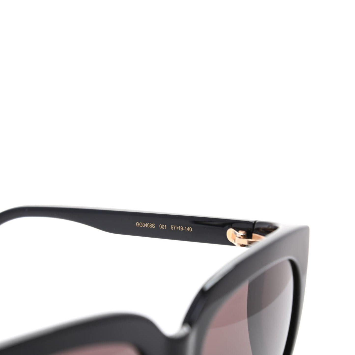 Square Frame GG0468S Sunglasses Black