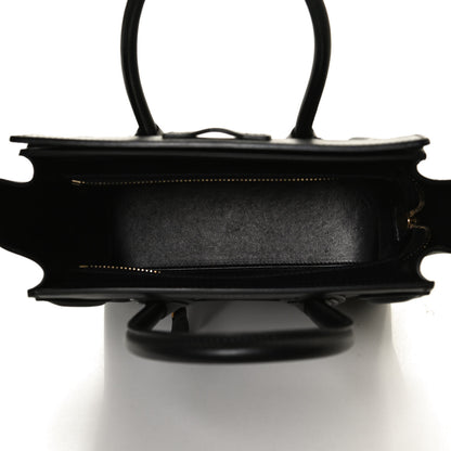 Celine Smooth Calfskin Nano Luggage Black 5 of 11