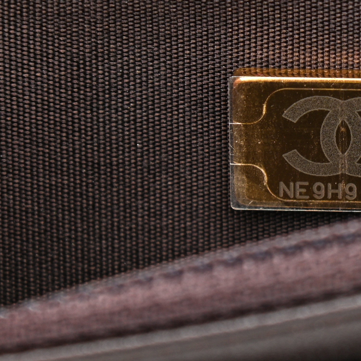 Chanel Lambskin Quilted Chanel 19 Wallet On Chain WOC Dark Brown 7 of 10