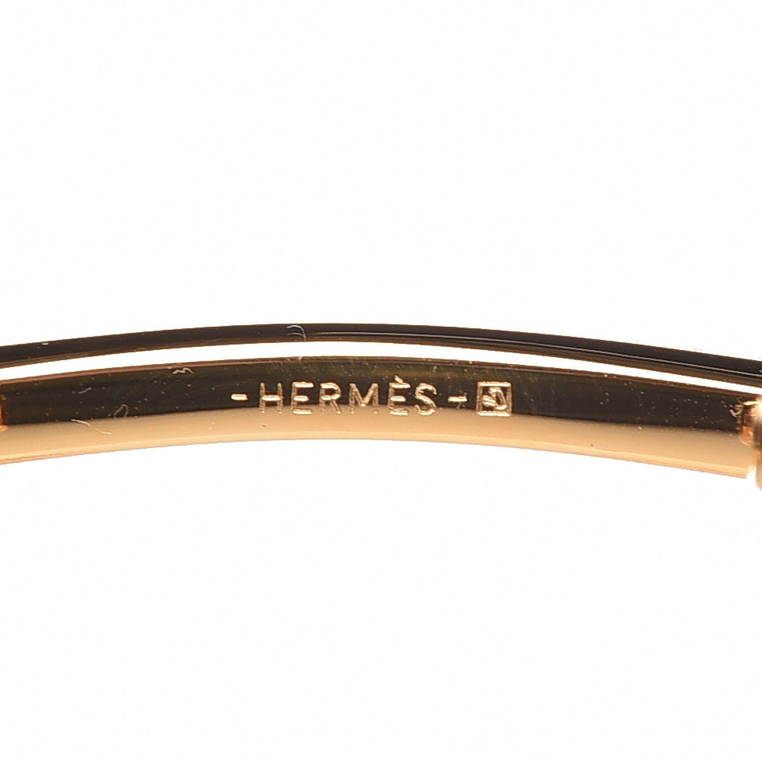 Hermes Swift Epsom 32mm Guilloche H Belt 85 Black Etoupe 9 of 10