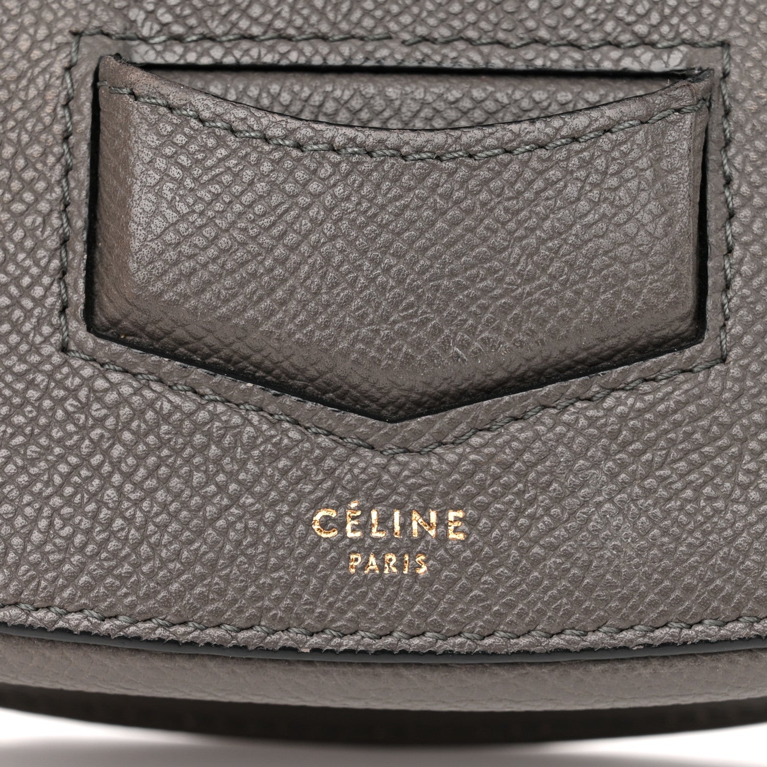 Celine Baby Grained Calfskin Small Trotteur Grey 6 of 16