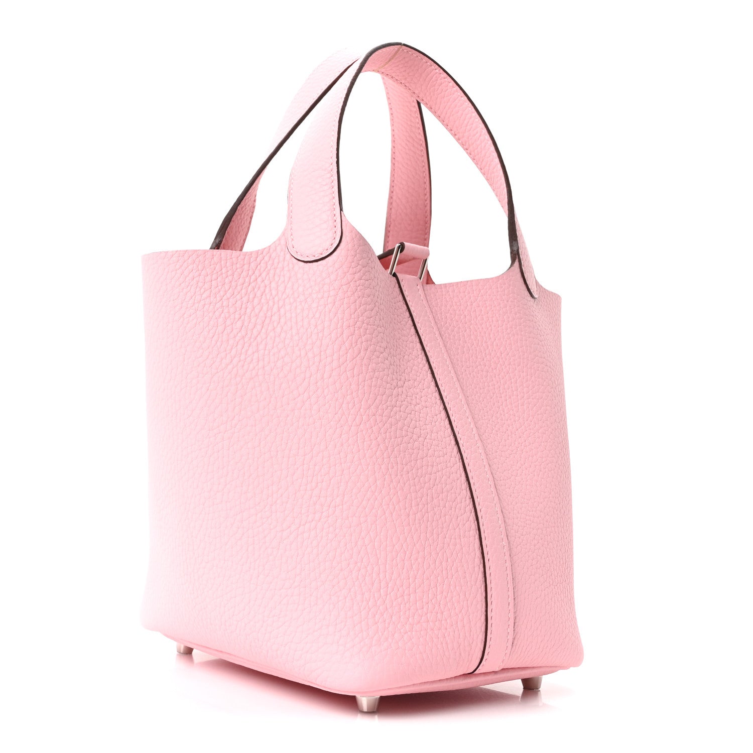 Hermes Taurillon Clemence Picotin Lock 18 PM Rose Sakura 3 of 11
