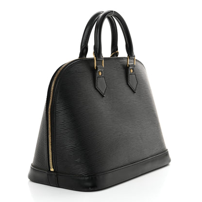 Louis Vuitton Epi Alma PM Black 3 of 20