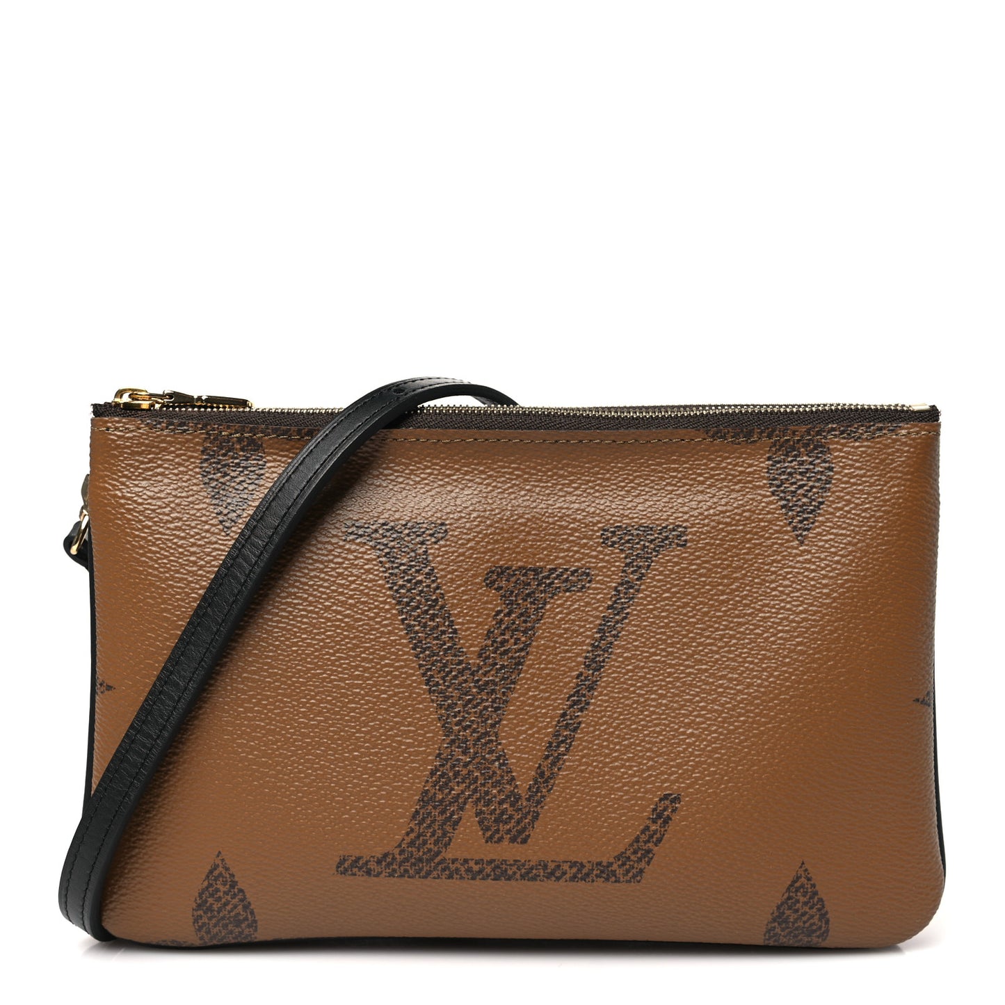 Reverse Monogram Giant Double Zip Pochette