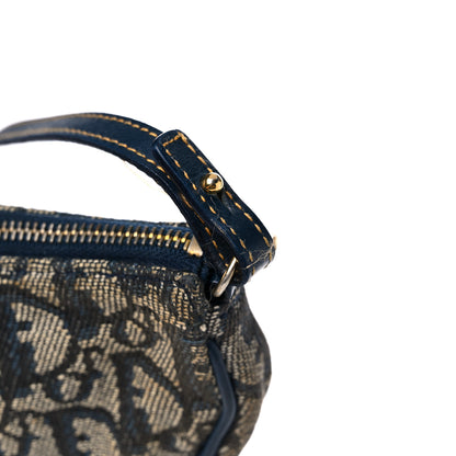 Christian Dior Monogram Mini Saddle Pochette Navy 16 of 20