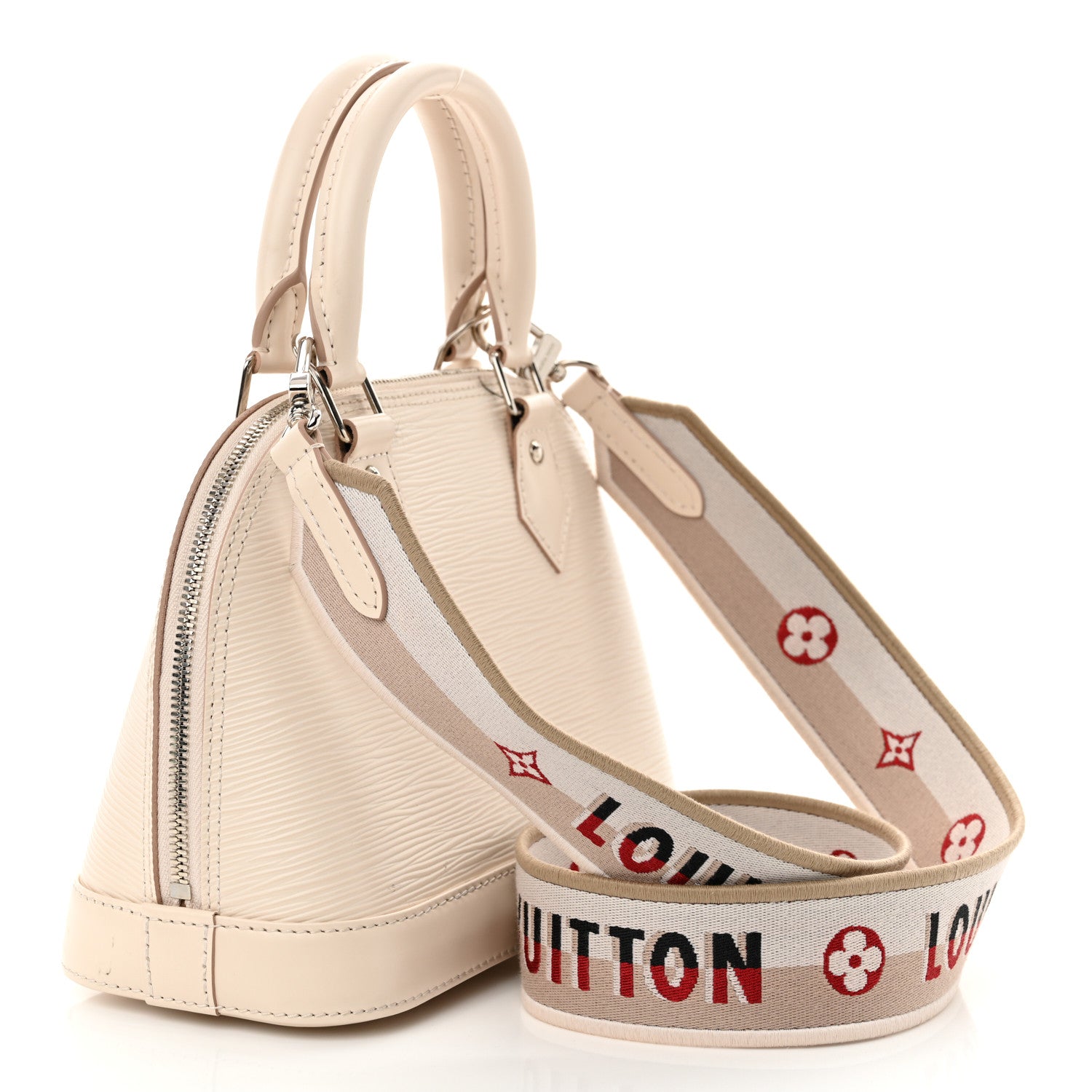 Louis Vuitton Epi Jacquard Alma BB Ivory 3 of 12