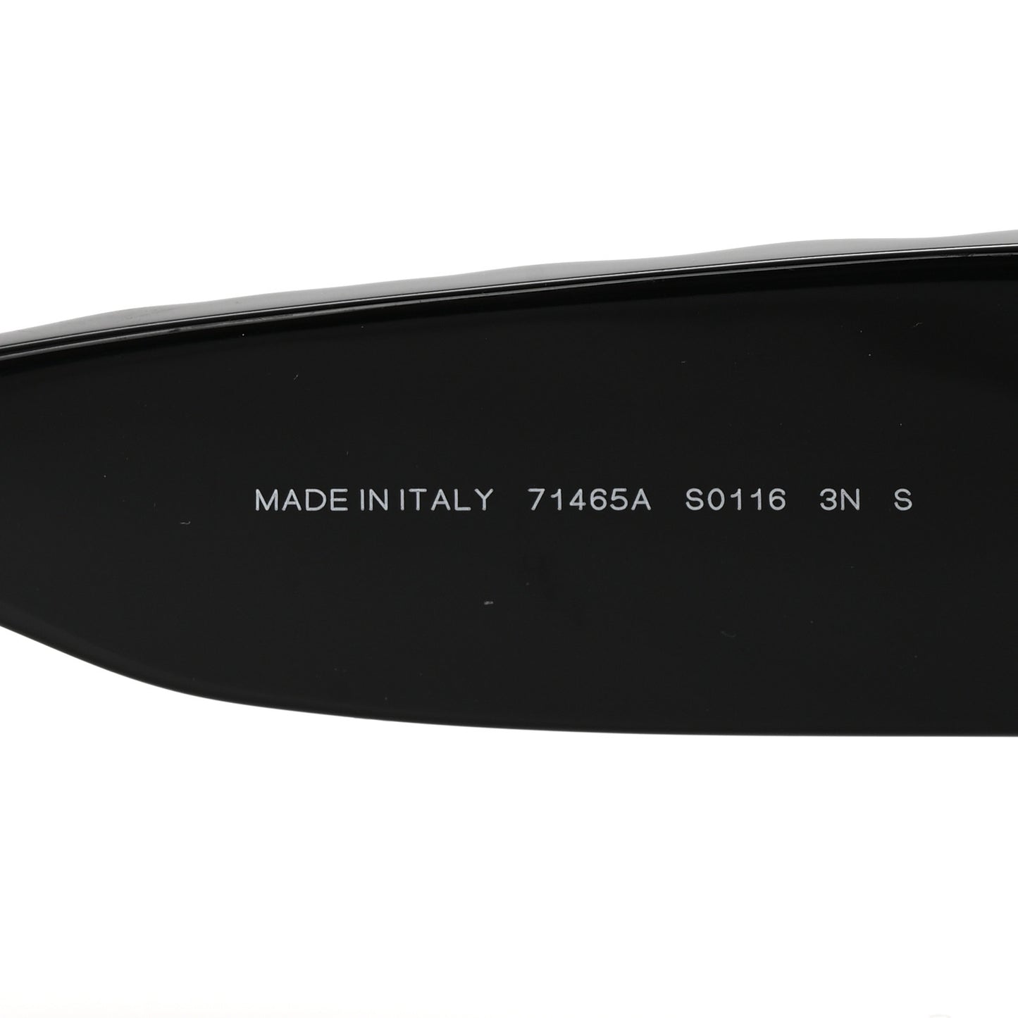 Acetate Quilted CC Pilot Sunglasses 71465A Black