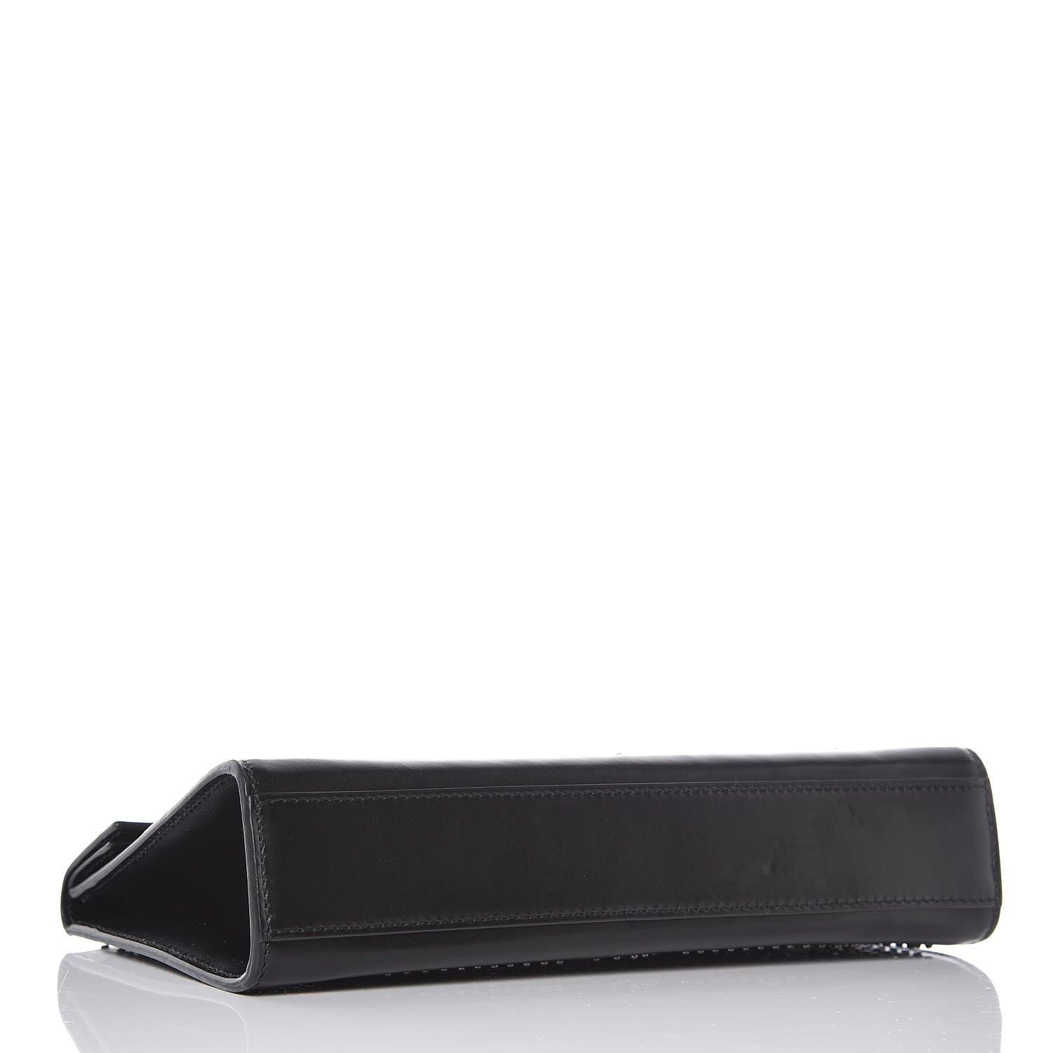 Alaia Calfskin Studded Clutch Black 5 of 7