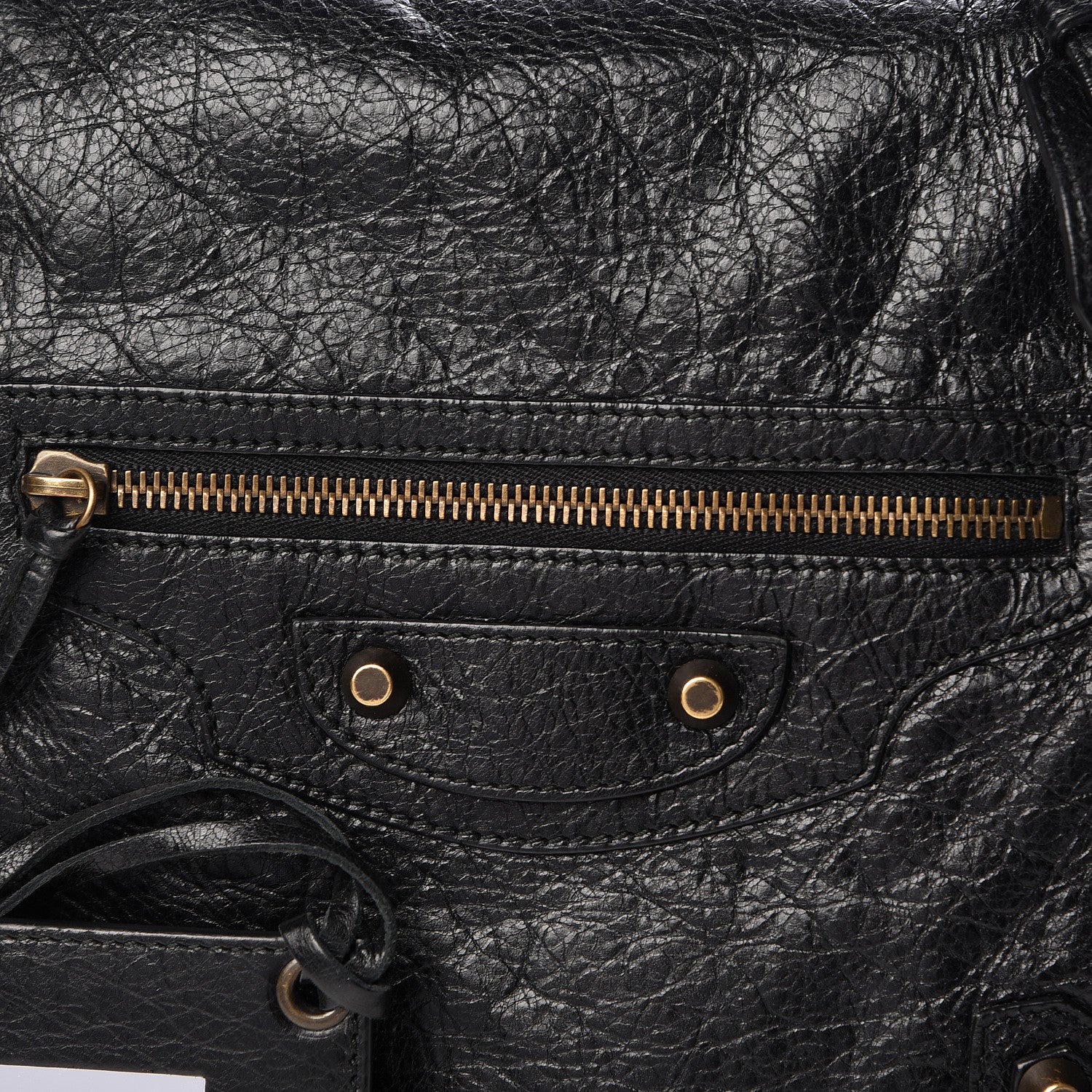 Balenciaga Agneau Classic Hardware Neo Folk Messenger Black 8 of 10