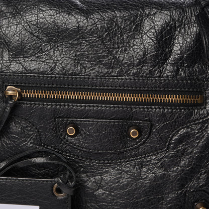 Balenciaga Agneau Classic Hardware Neo Folk Messenger Black 8 of 10