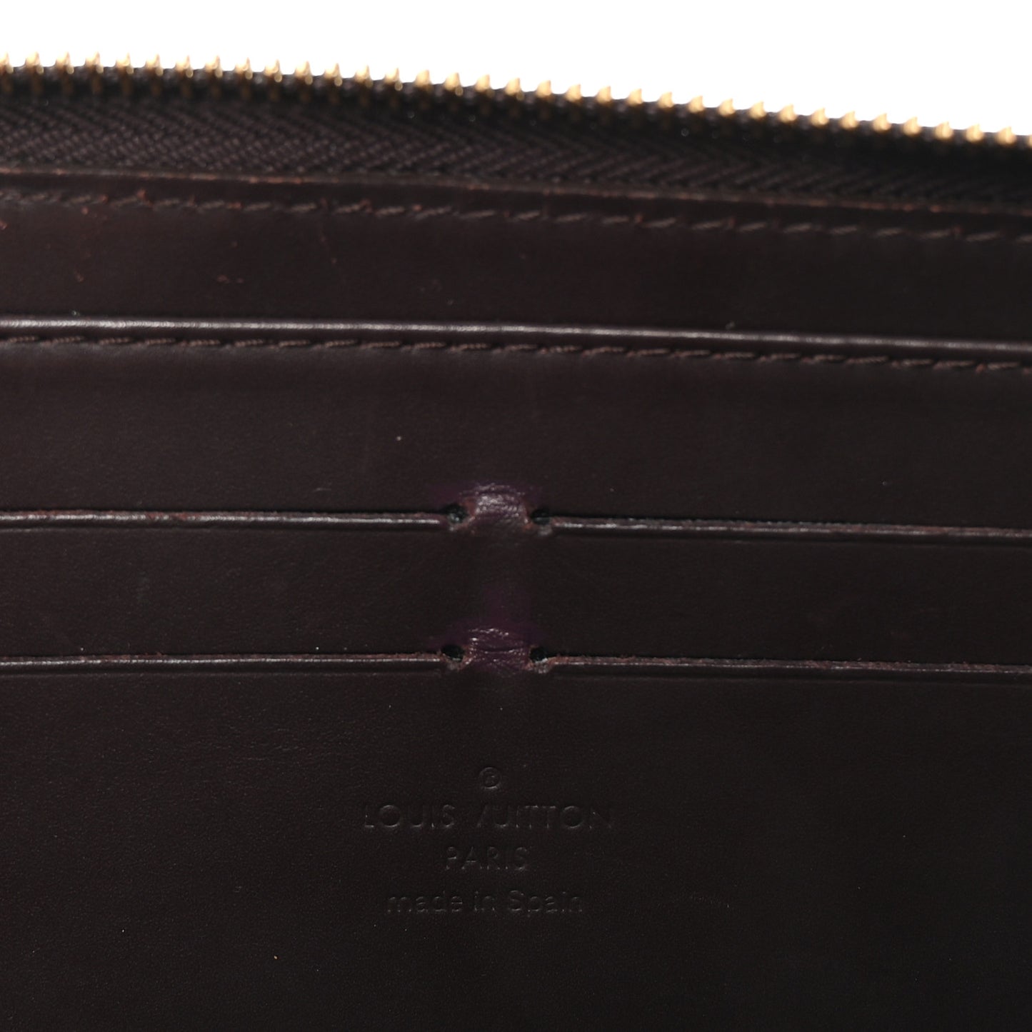 Vernis Zippy Wallet Amarante