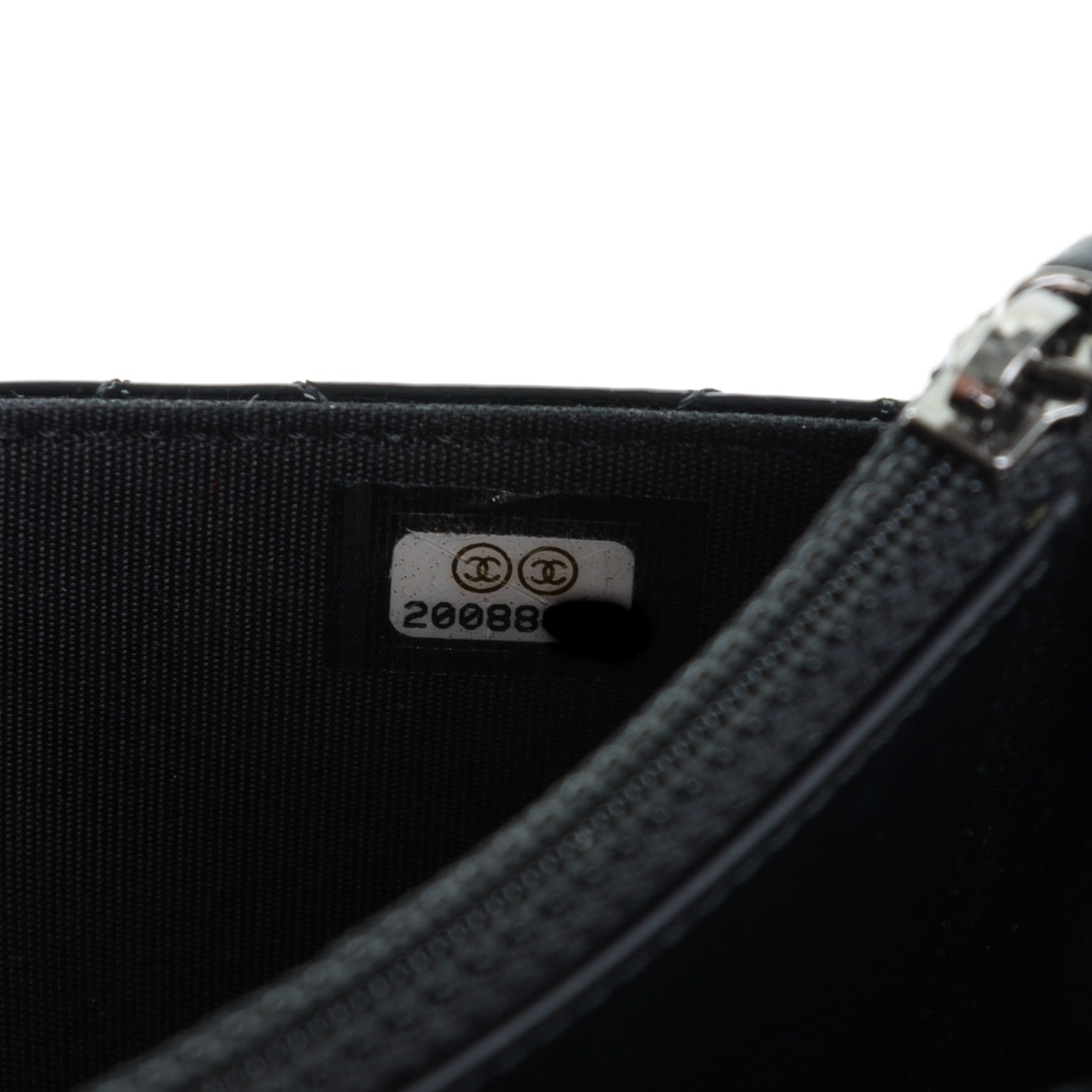Chanel Patent Quilted Brilliant Wallet On Chain WOC Black 8 of 8