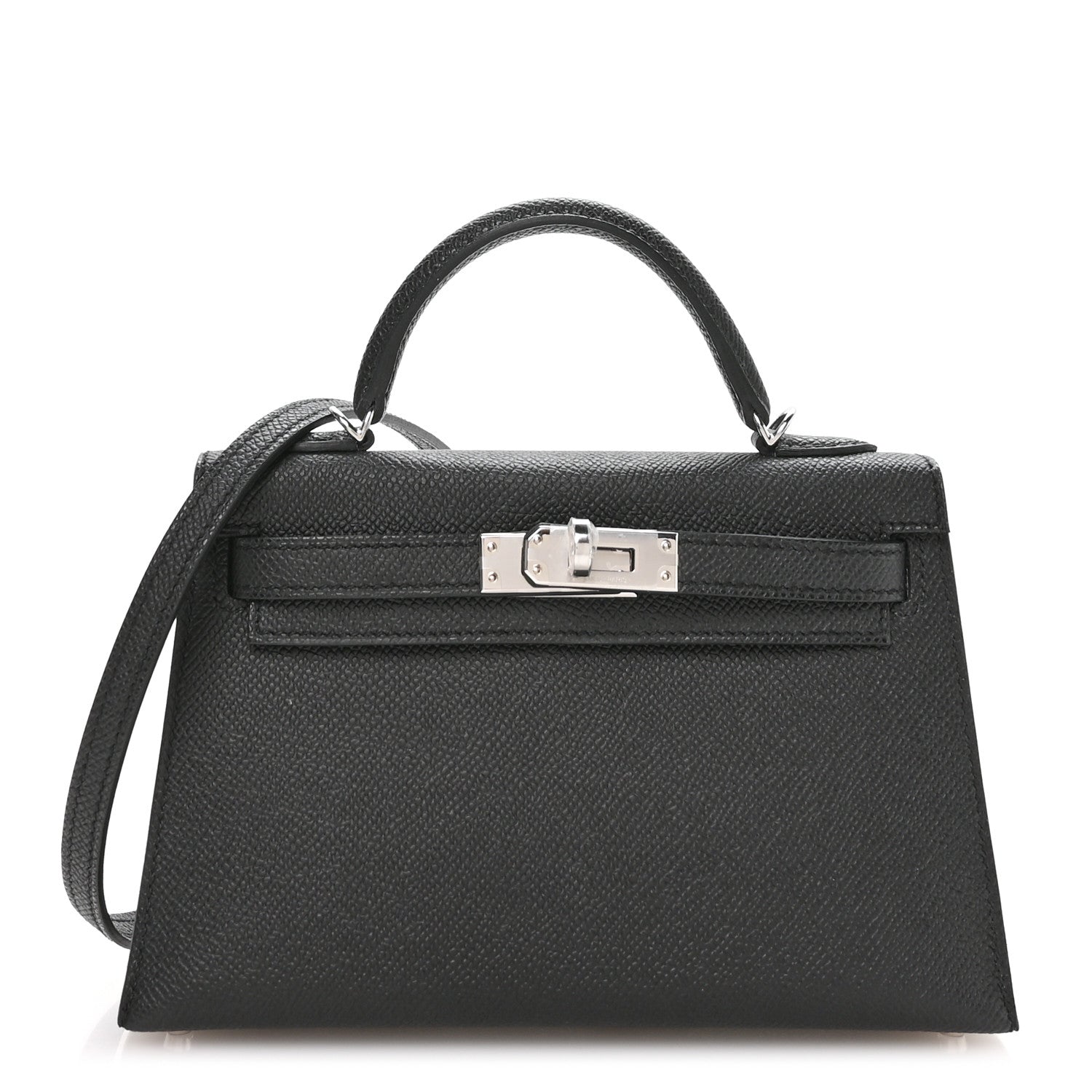 Hermes Epsom Mini Kelly Sellier 20 Black 1 of 11