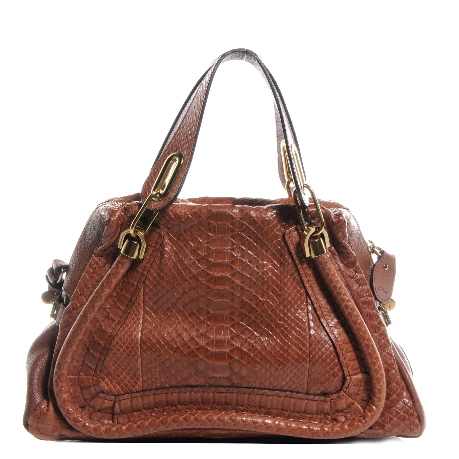 Chloe Python Medium Paraty Oak 1 of 10