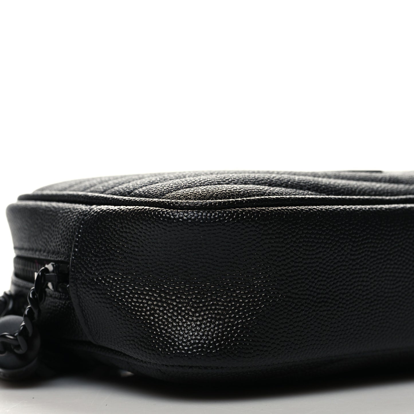 Grain De Poudre Matelasse Monochrome Monogram Mini Lou Camera Bag Black