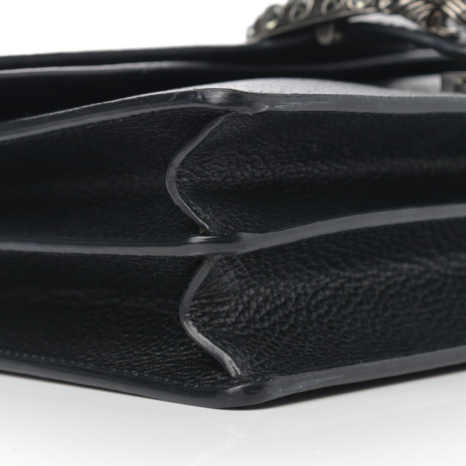 Gucci Pebbled Calfskin Small Dionysus Shoulder Bag Black 5 of 12
