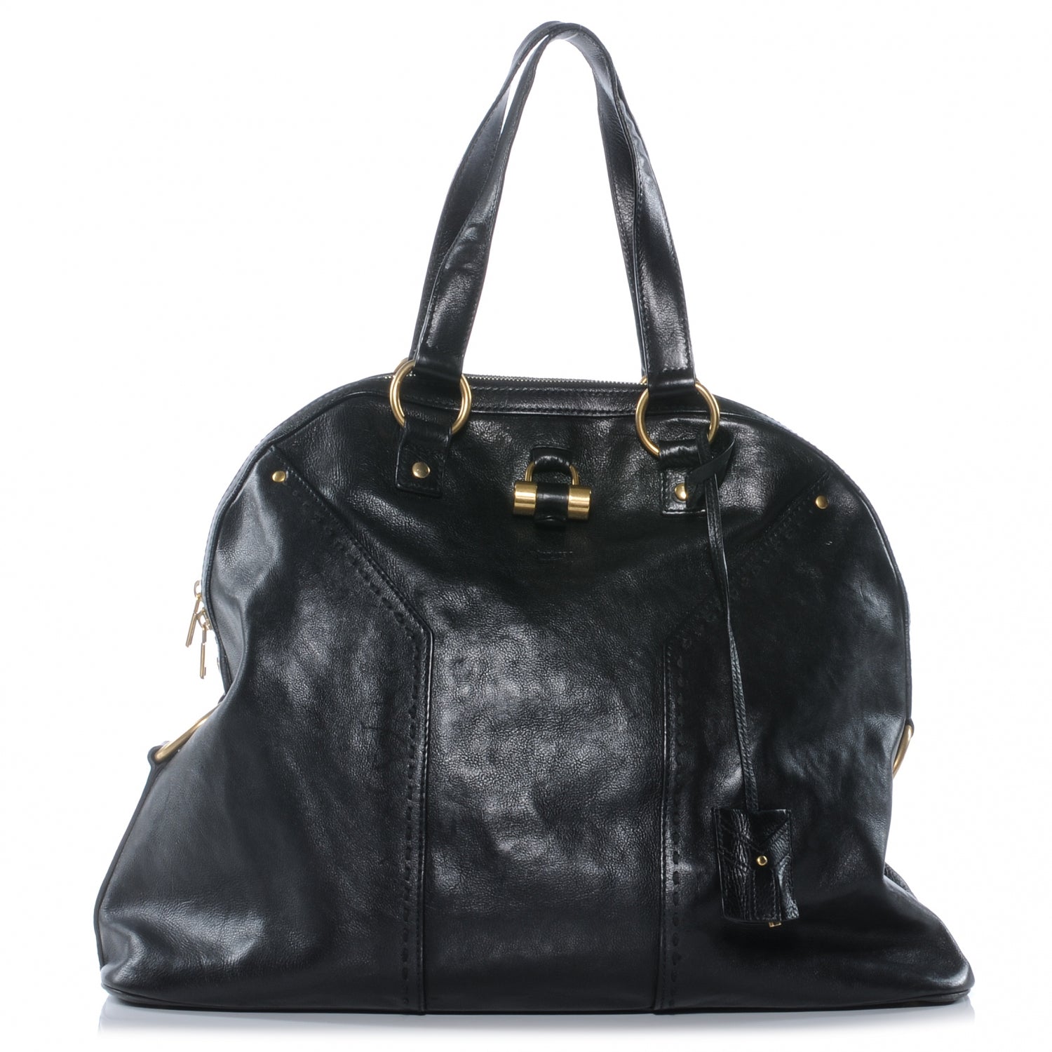 Saint Laurent Leather Oversized Muse Black 1 of 7