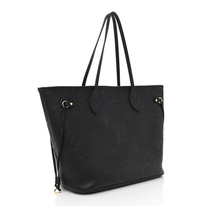 Louis Vuitton Empreinte Monogram Giant Neverfull MM Black 4 of 11