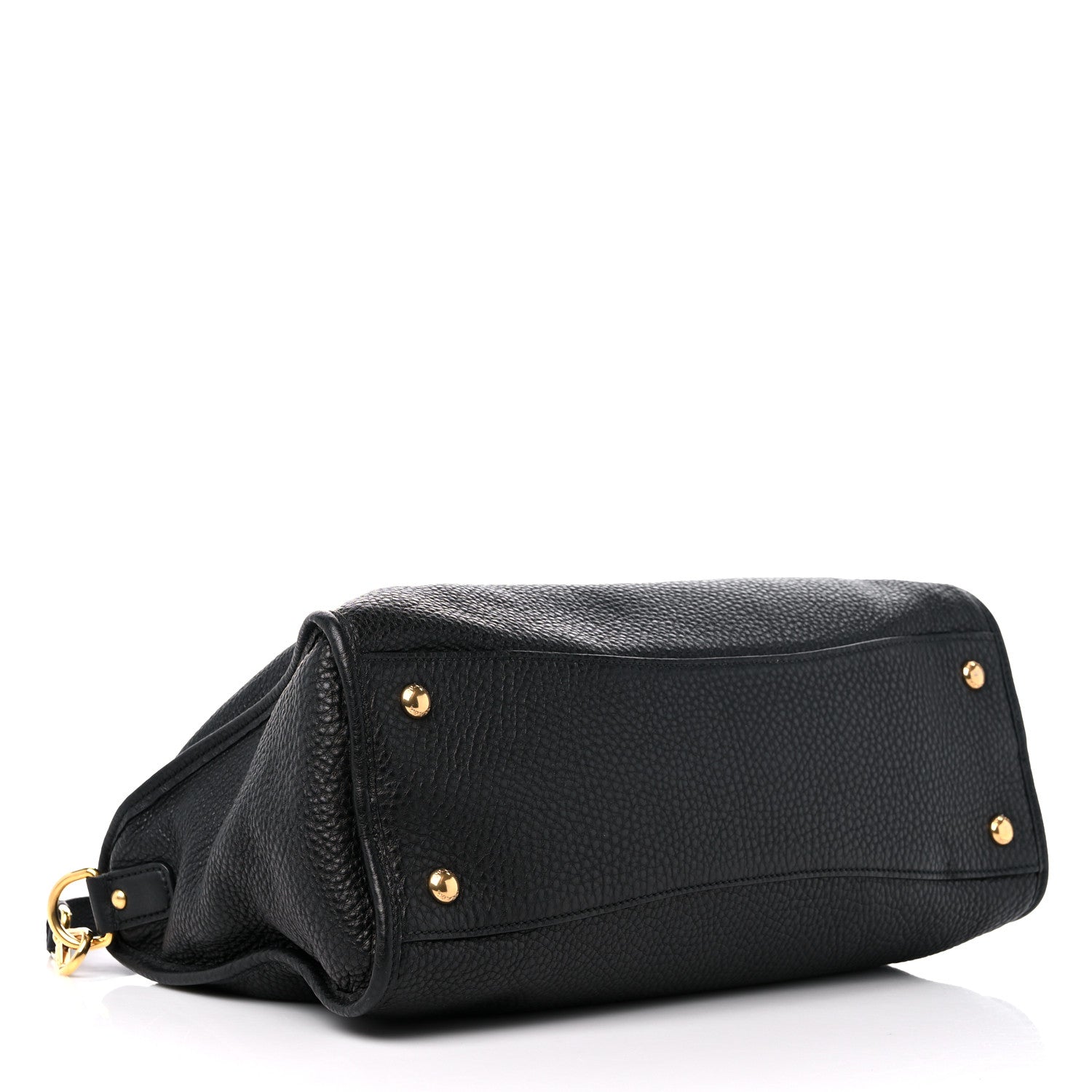 Prada Vitello Daino Shopping Satchel Black 4 of 8