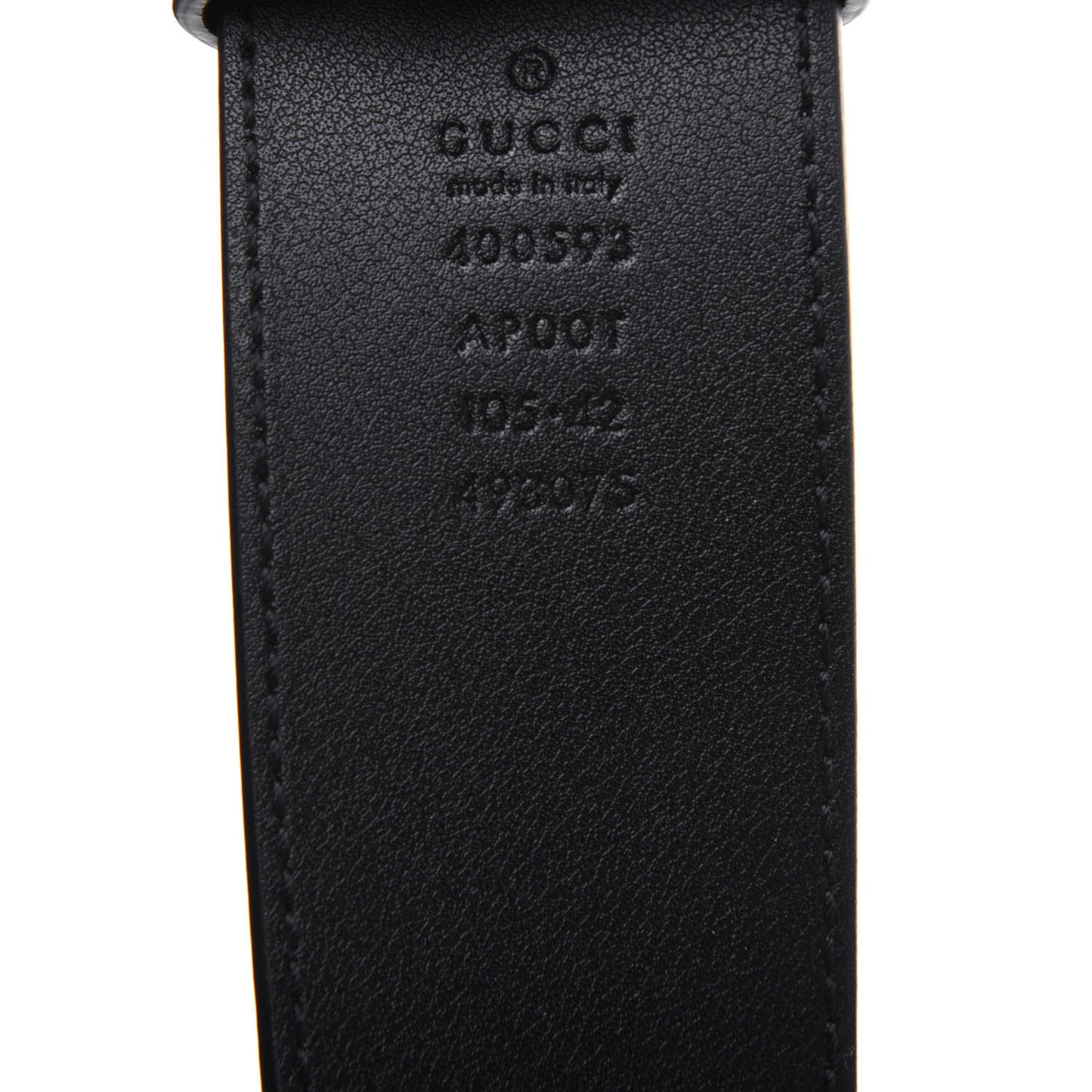 Calfskin Double G 40mm Belt 105 42 Black