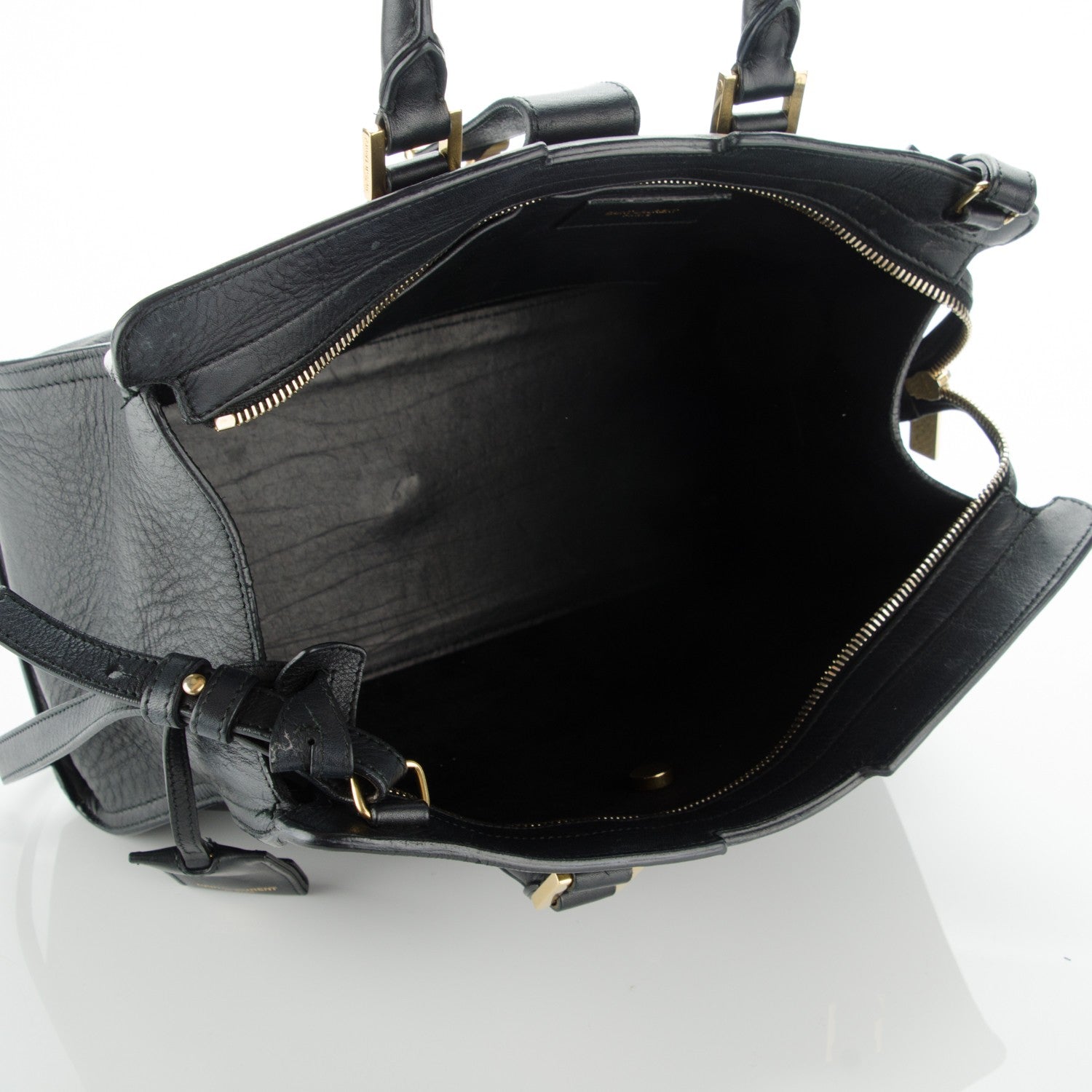 Saint Laurent Calfskin Small Classic Y Cabas Black 5 of 6