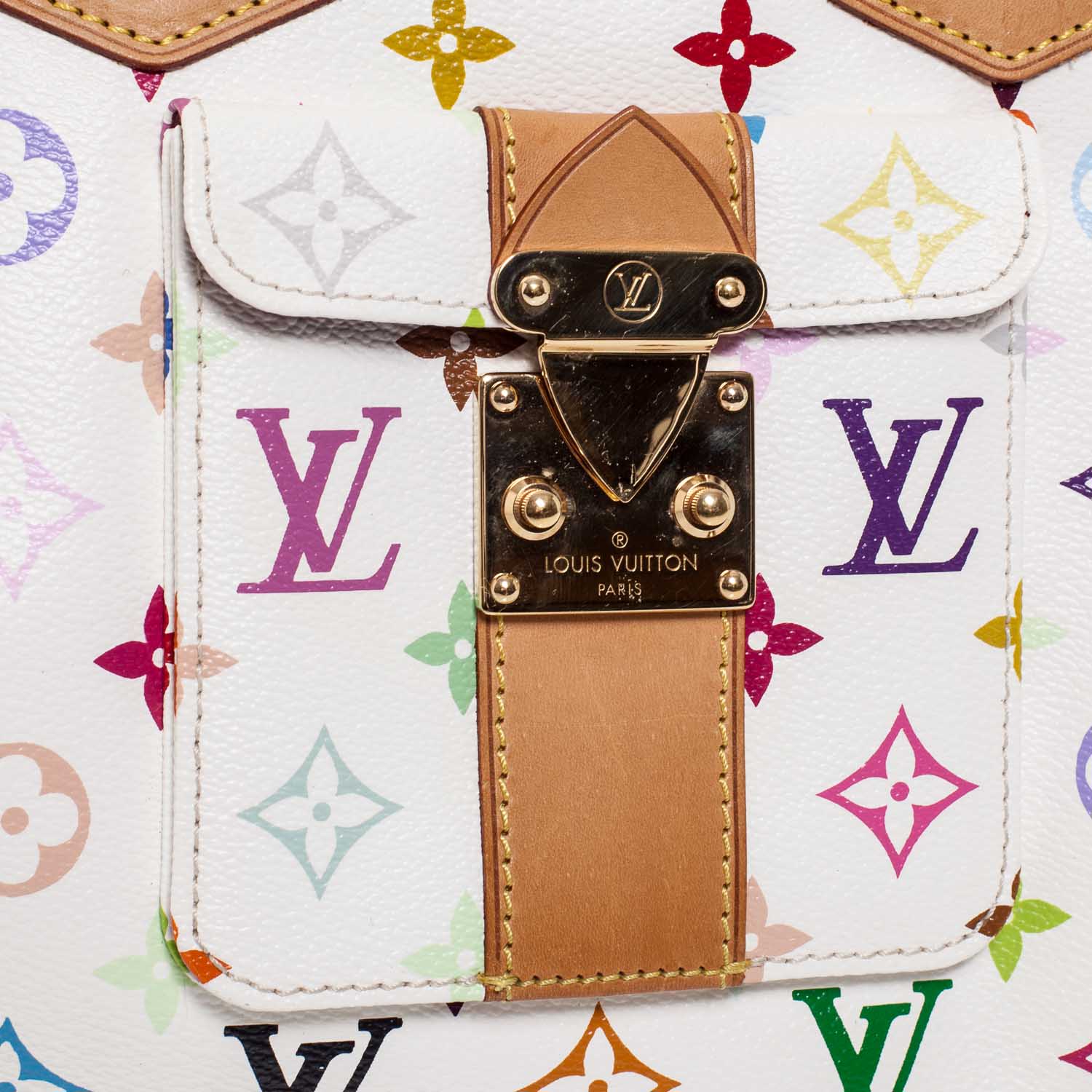 Louis Vuitton Monogram Multicolor Speedy 30 White 6 of 12