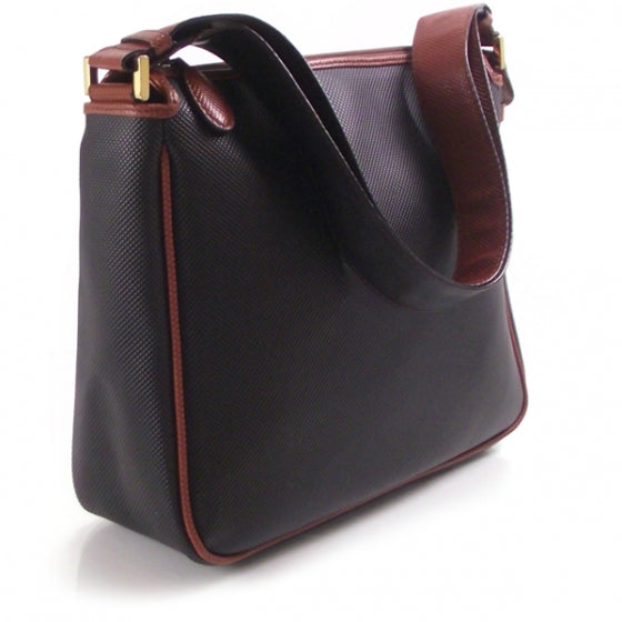 Bottega Veneta Leather PVC Marco Polo Shoulder Bag 3 of 10