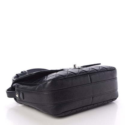 Chanel Lambskin Quilted Messenger Bag Dark Navy 4 of 14