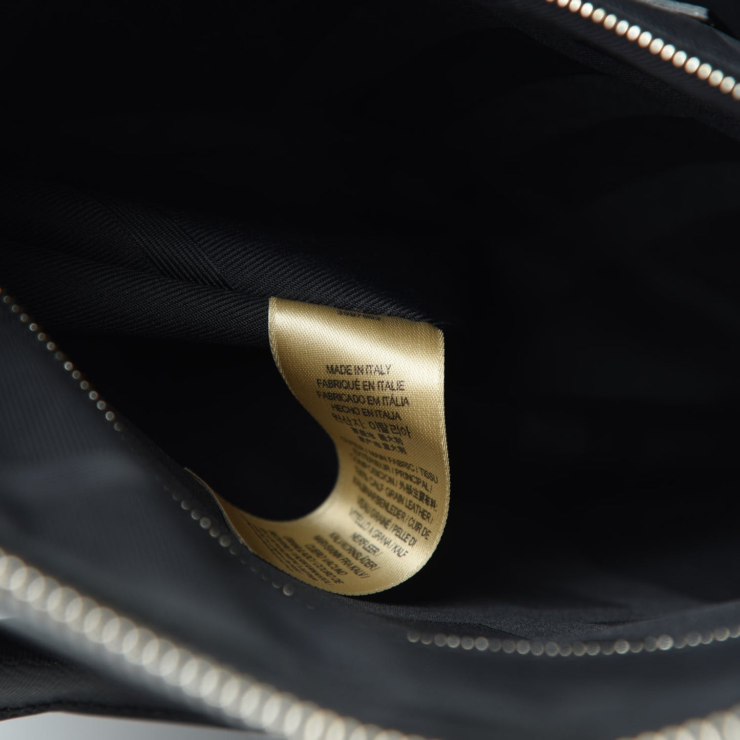 Textured Calfskin Barrow Briefcase Black