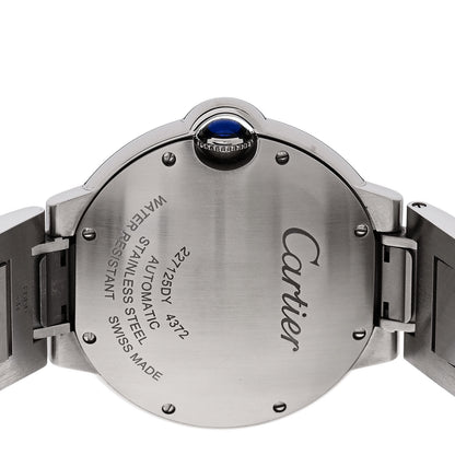 Cartier Stainless Steel 36mm Ballon Bleu De Cartier Automatic Watch 4 of 5