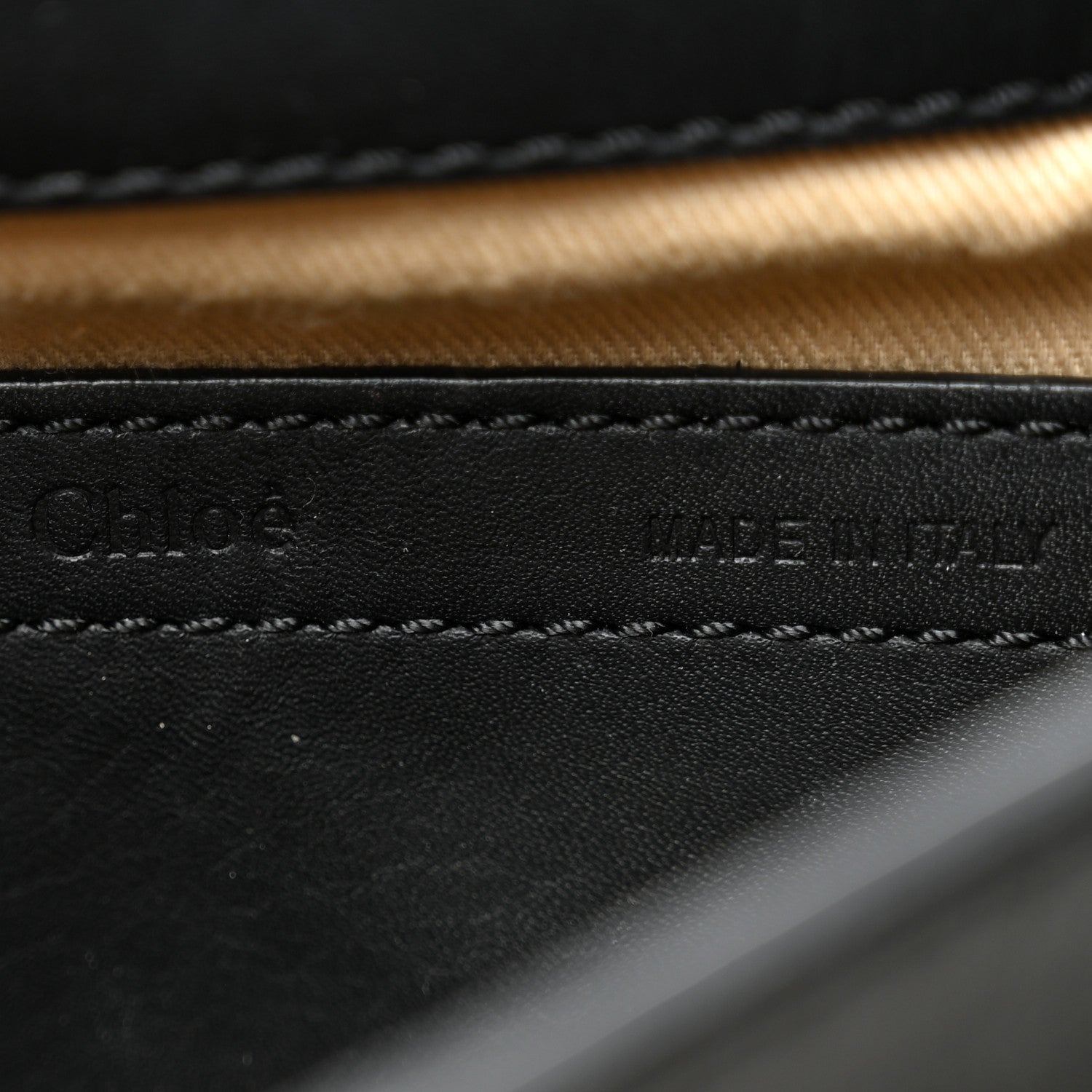 Chloe Calfskin Mini Marcie Metal Bar Trim Crossbody Bag Black 6 of 12