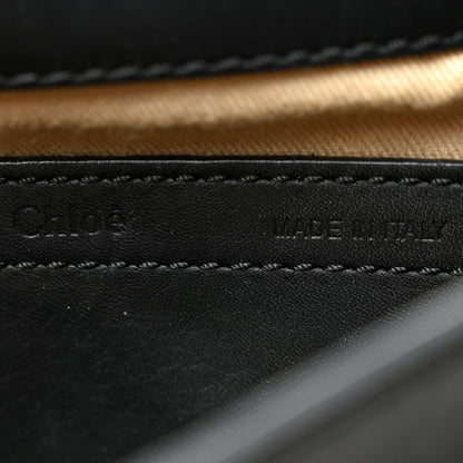 Chloe Calfskin Mini Marcie Metal Bar Trim Crossbody Bag Black 6 of 12