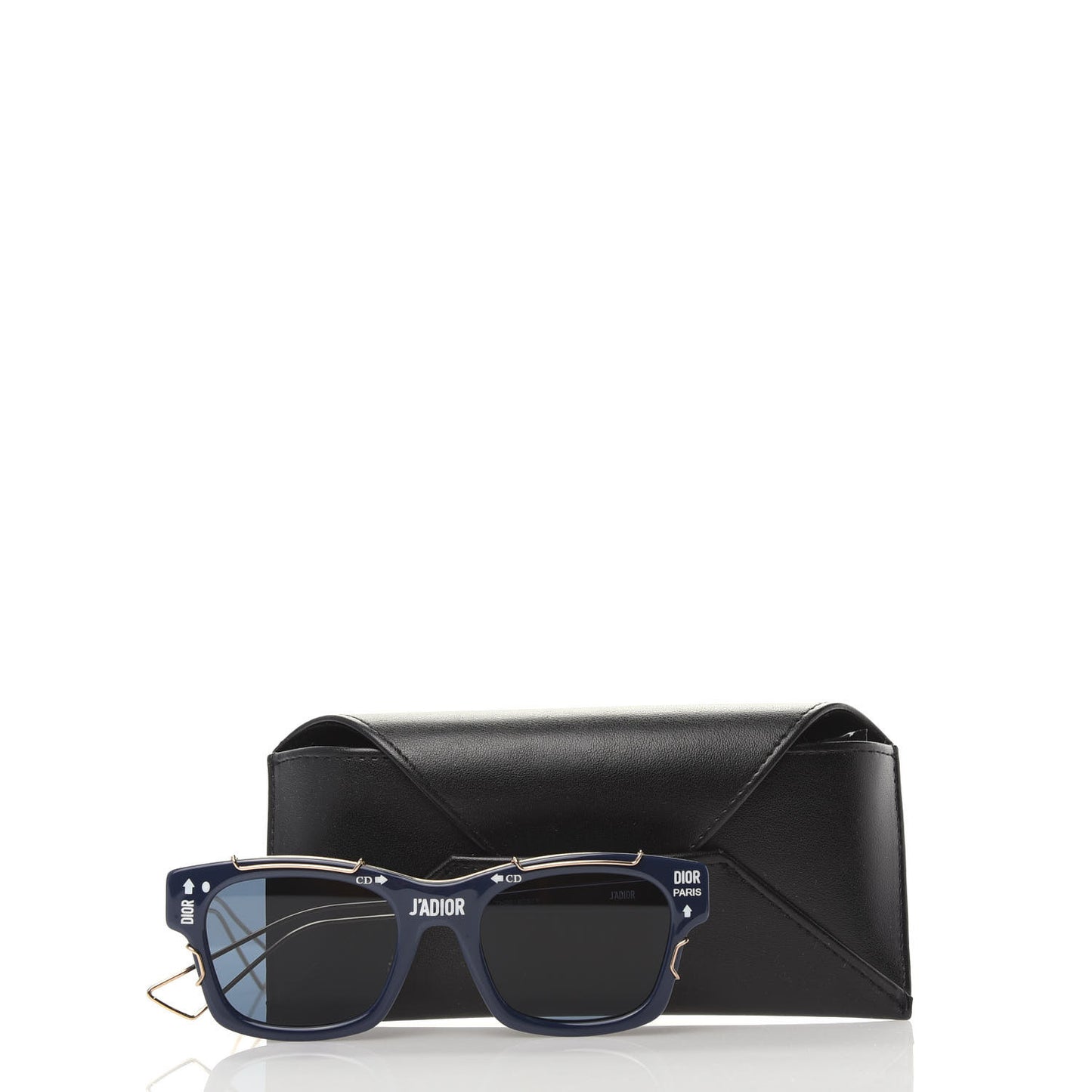 Acetate J'adior Sunglasses Navy Blue