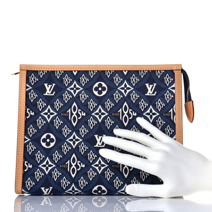 Louis Vuitton Jacquard Since 1854 Toiletry Pouch 26 Blue 2 of 9