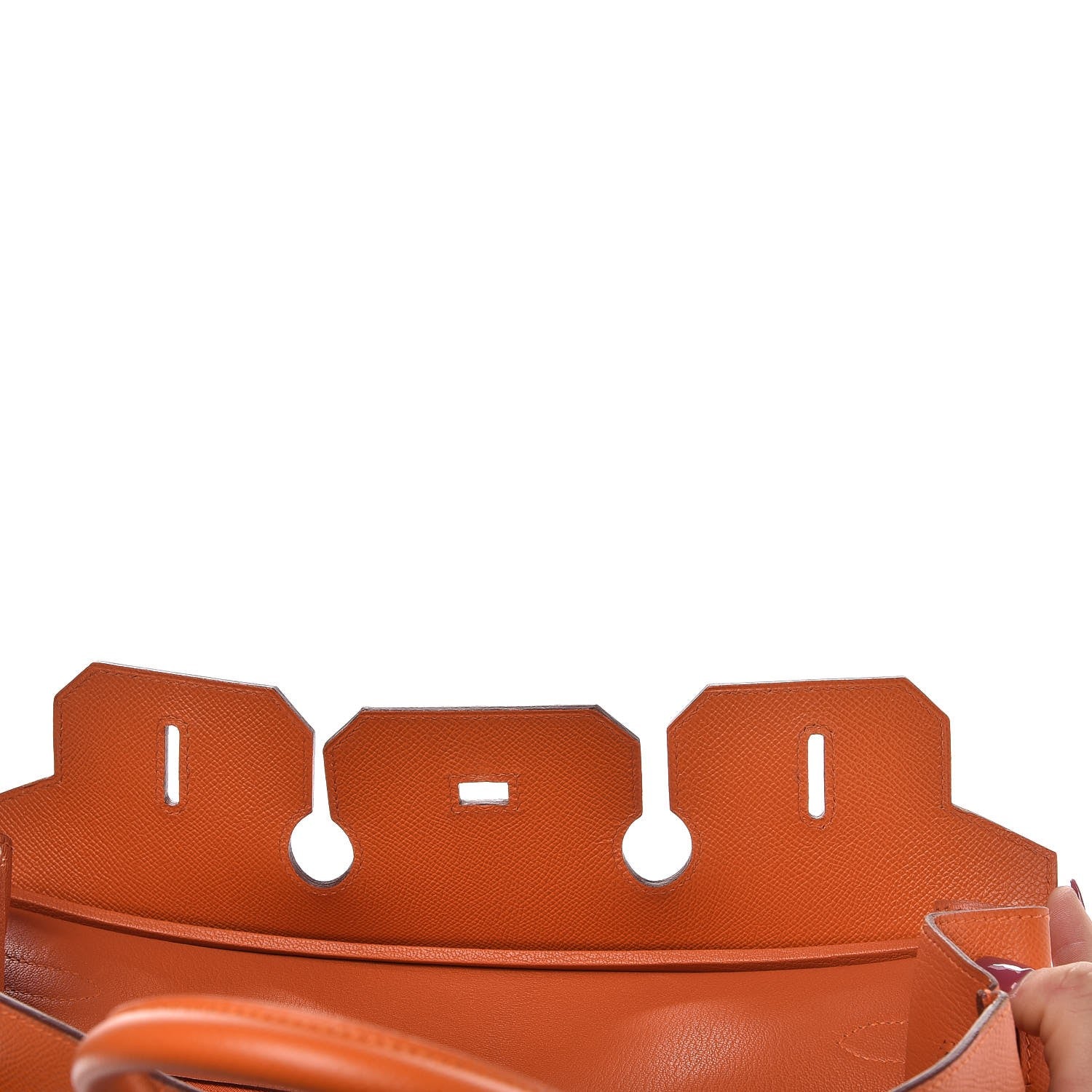 Hermes Epsom Birkin 35 Orange 10 of 36