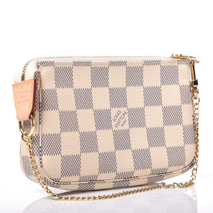 Louis Vuitton Damier Azur Mini Pochette Accessories 3 of 7