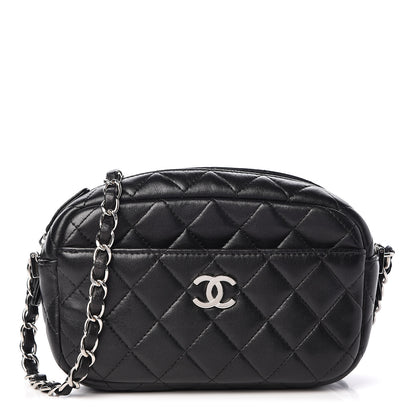 Chanel Lambskin Quilted Small Timeless Camera Case Black 1 of 18