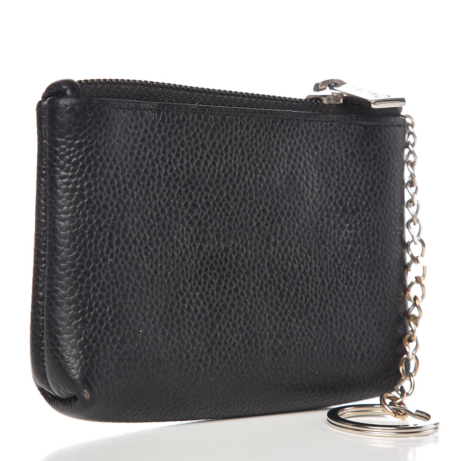 Chanel Caviar Timeless CC Key Holder Black 3 of 12