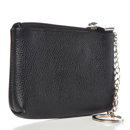 Chanel Caviar Timeless CC Key Holder Black 3 of 12