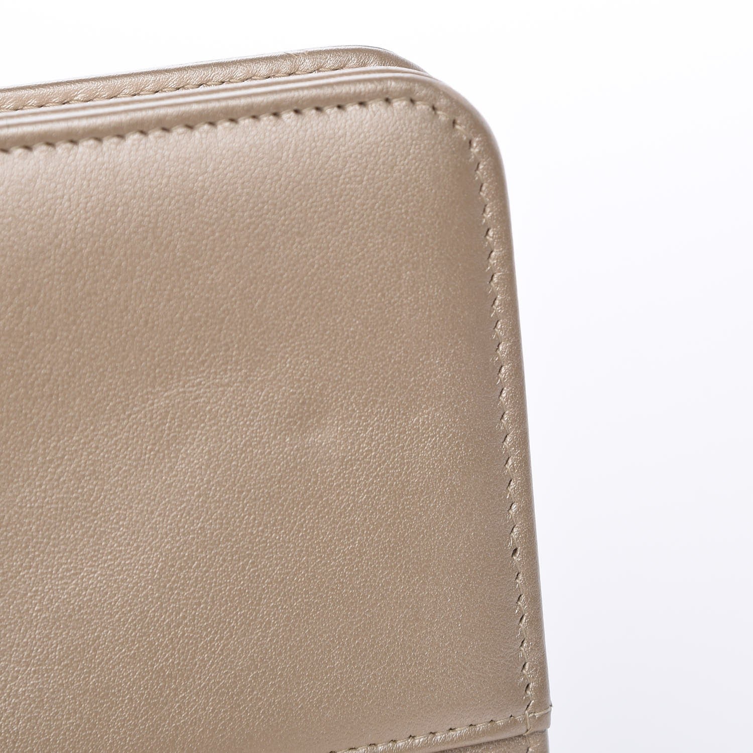 Chanel Metallic Lambskin Camellia Crystal Wallet on Chain WOC Gold 9 of 11