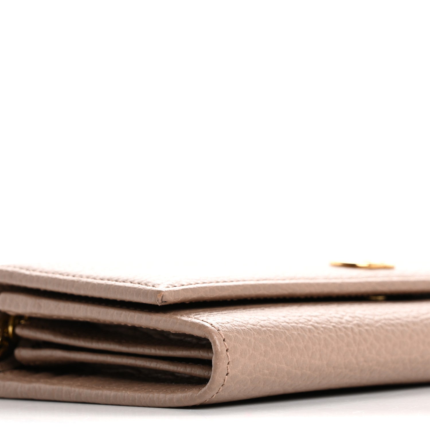 Gucci Dollar Calfskin Petite GG Marmont Wallet Chain Bag Porcelain Rose 9 of 10