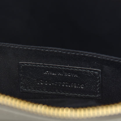 Saint Laurent Calfskin Matelasse Monogram Lou Camera Bag Grey Kaki 6 of 8