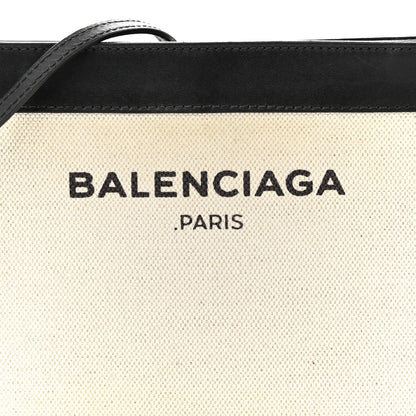 Balenciaga Cotton Canvas Pochette Crossbody Bag Black 8 of 14