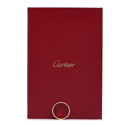 Cartier 18K Pink Gold 3.5mm LOVE Wedding Band Ring 55 7.25 5 of 5