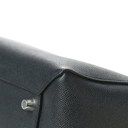 Celine Grained Calfskin Mini Belt Bag Navy 8 of 12
