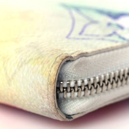 Louis Vuitton Monogram Watercolor Vertical Zippy Wallet 10 of 14