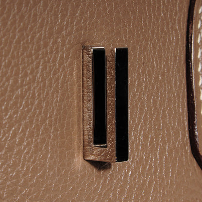 Hermes Taurillon Clemence Birkin 35 Etoupe 11 of 25