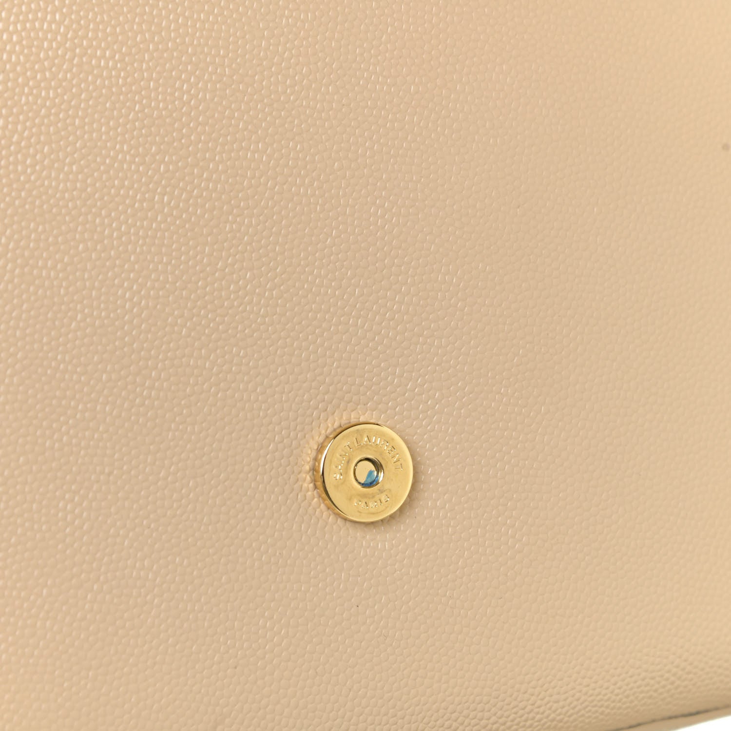 Saint Laurent Grain De Poudre Medium Monogram Kate Satchel Nude Powder 12 of 12