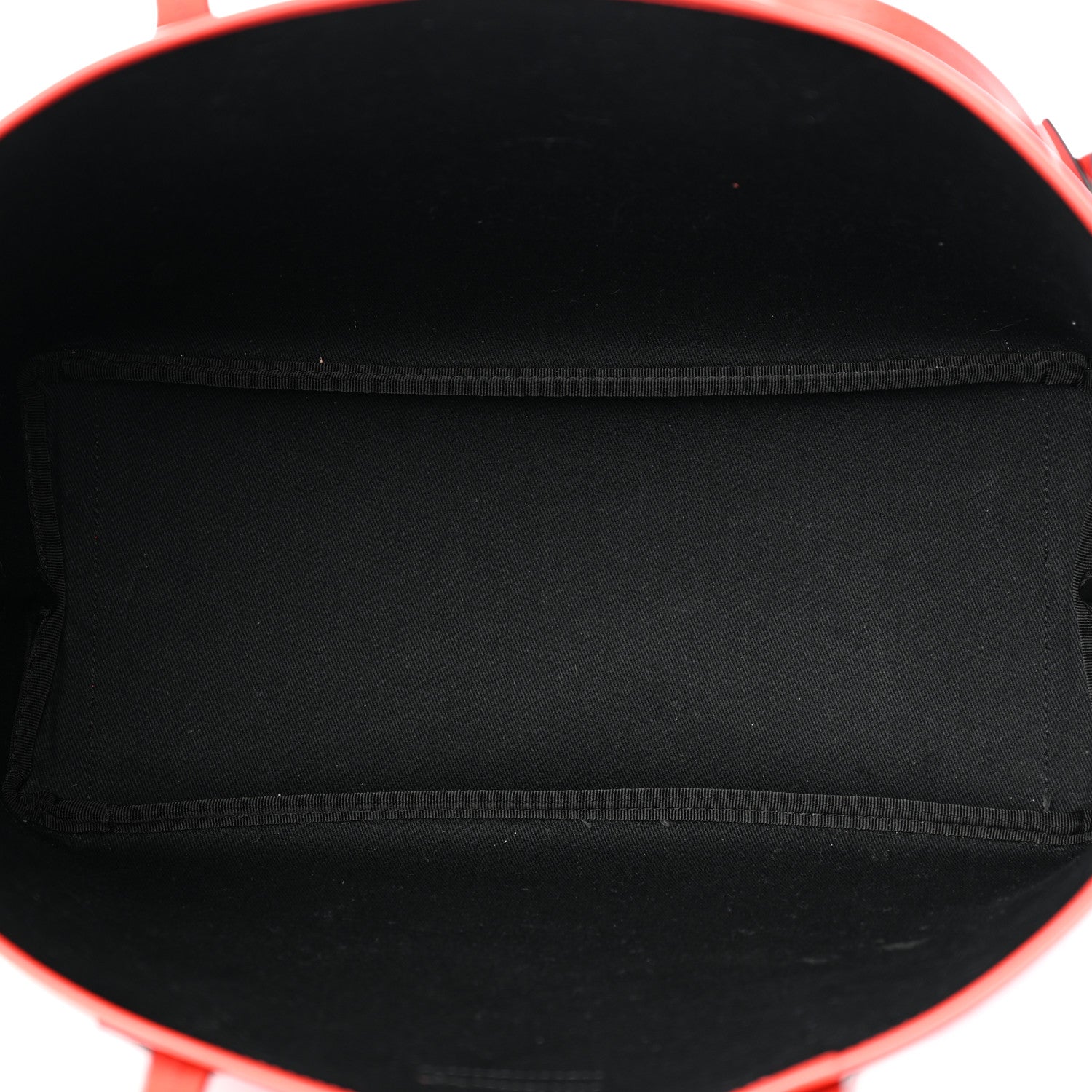 Versace Coated Canvas Calfskin La Greca Signature Shopper Tote Bag Blue Red 6 of 13