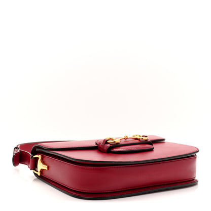 Gucci Azalea Calfskin Horsebit 1955 Shoulder Bag New Cherry Red 4 of 10